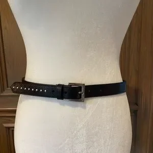 Bally | Accessories | Authentic Bally Black Studded Belt S  display picture 2